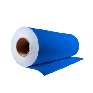 Rollo Vinilo Adhesivo de Corte Azul Mate Corta Duración (61 cm x 50 m)